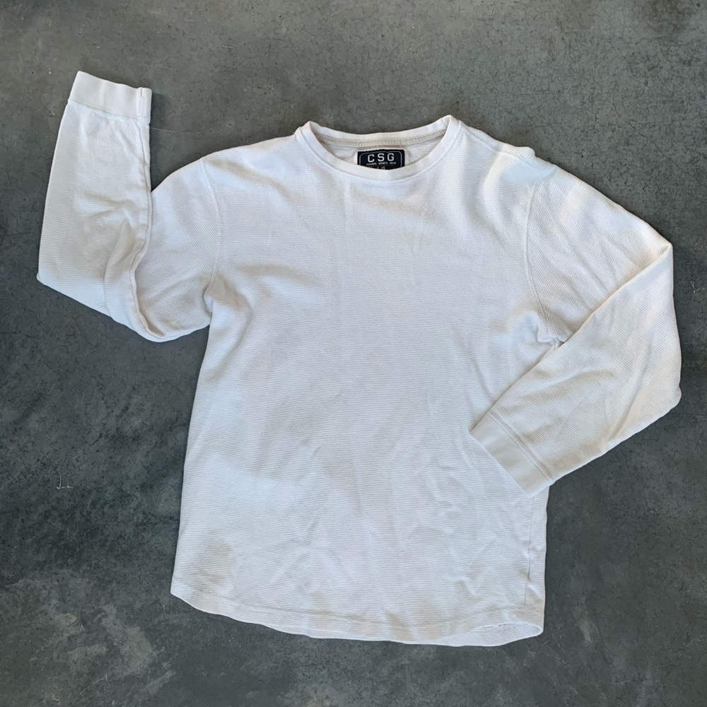 Champs Sports CSG Men’s Long Sleeve White